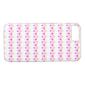Angles Art Déco Style Motif rose iPhone 8/7 Coque (Dos (Horizontal))