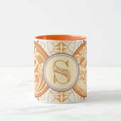 Angles Art Nouveau #9 Mug (Centre)