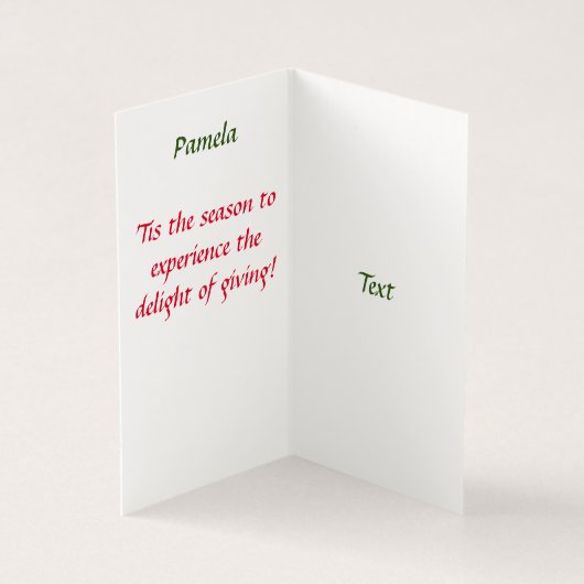 Angles avec vous à Noël Aquarelle Art (Inside)