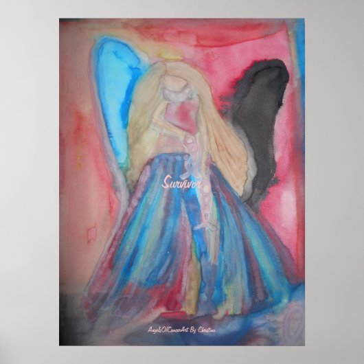 Angles du cancer Art par Christina cancer Posters (Devant)