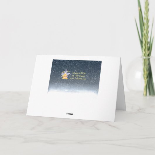 Angles sur carte de vacances élevée (Dos)