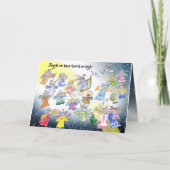 Angles sur carte de vacances élevée (Devant)