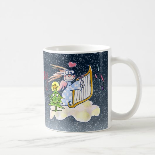 Angles sur la Mug de la lune des arbres de Noël (Droite)