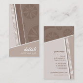 Angles uniques de cool carte de visite (Devant / Derrière)