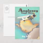 Anglesea, vintage reisposter briefkaart (Voorkant / Achterkant)