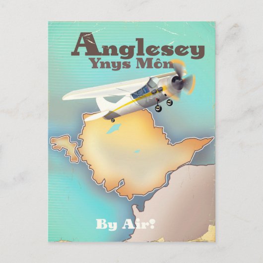 Anglesea, vintage reisposter briefkaart (Voorkant)