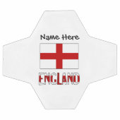 Angleterre Anglais Drapeau Noir Personnalisation (Plat)