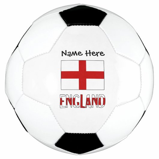 Angleterre Anglais Drapeau Noir Personnalisation (Devant)