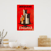 Angleterre Art Anglais Château Impression E McKnig (Cuisine)