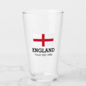 Angleterre drapeau en verre de bière cadeau avec t (Devant)