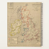 Angleterre, Ecosse, Irlande et Man en 1100 Planner (Achterkant)