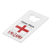 Angleterre et drapeau anglais personnalisés (Dos Angle)
