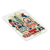Angleterre London Funny Magnet (Côté Droit)
