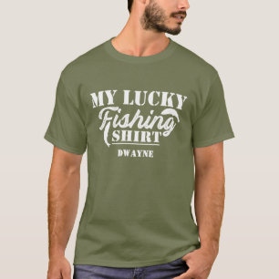 Angling Lucky Vist Shirt Funny Quote
