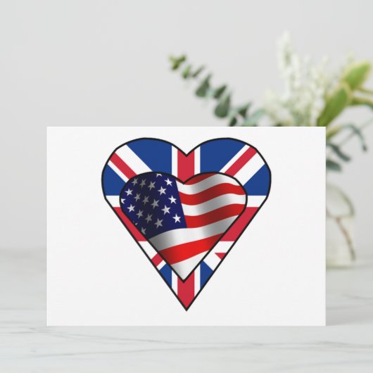 Anglo-Amerikaanse uitnodiging (Staand voorkant)