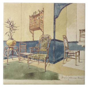 Anglo design van Japanse stijlmeubelen door Edward Tegeltje