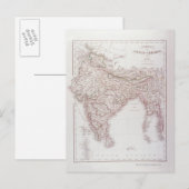 Anglo-Indiaas Rijk Briefkaart (Voorkant / Achterkant)