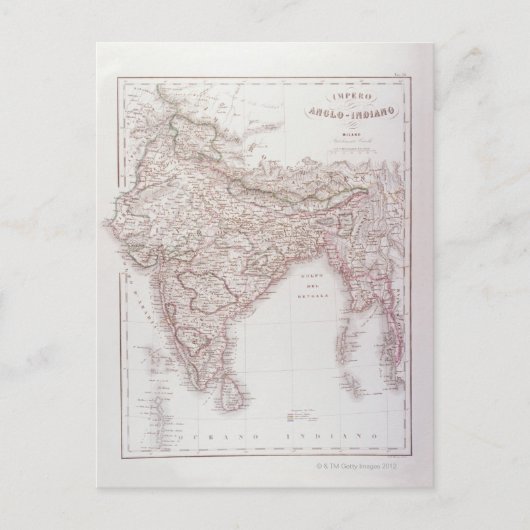 Anglo-Indiaas Rijk Briefkaart (Voorkant)