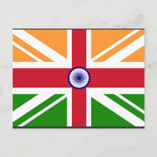 Anglo Indian Indentity, India Briefkaart