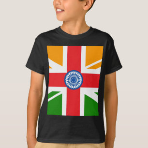 Anglo Indische vlag T-shirt