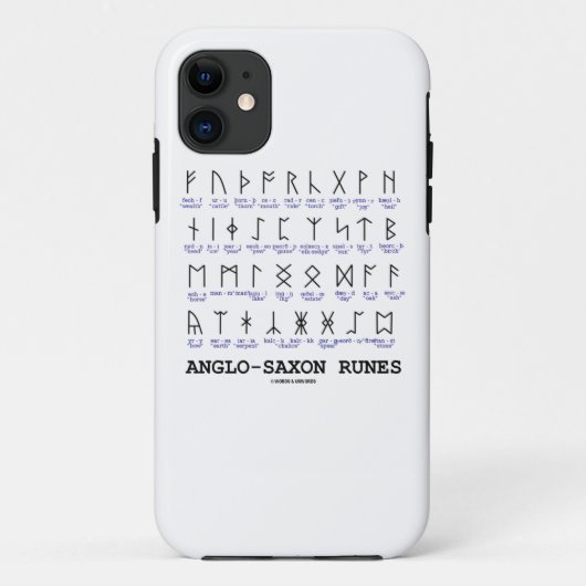 Anglo-Saxon draait (Linguistics Cryptography) Case-Mate iPhone Case (Achterkant)