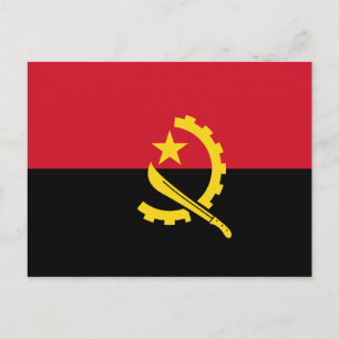 Angola - Angolese vlag Briefkaart