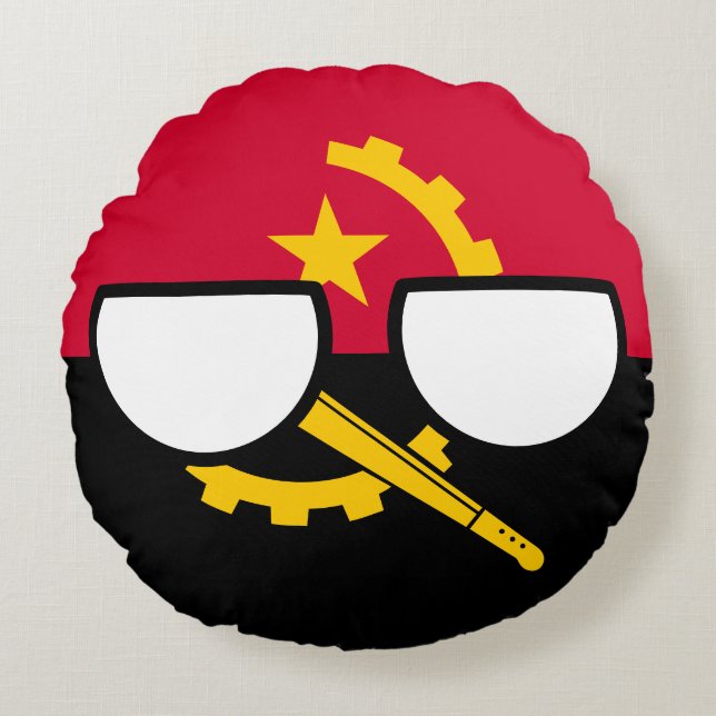 Angola Countryball kussen (Voorkant)