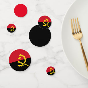 Angola drapeau Table Confetti