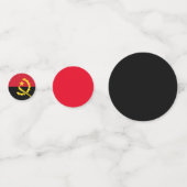 Angola drapeau Table Confetti (Devant)