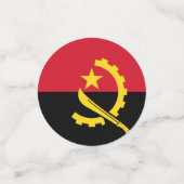 Angola drapeau Table Confetti (Petit recto)