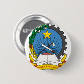 angola embleem ronde button 5,7 cm (Voorkant /achterkant)