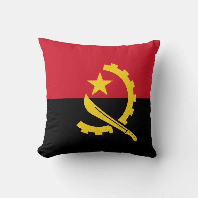 Angola Flag Kussen (Voorkant)