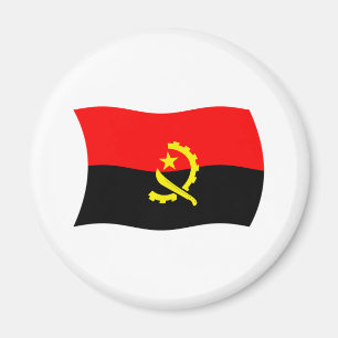 Angola Flag Magnet Magneet