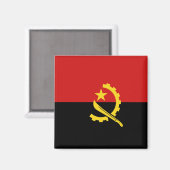 Angola Flag Magnet Magneet (Voorkant / Achterkant)