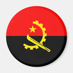 angola flag magnet magneet