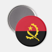 Angola Flag Magnet Magneet (Voorkant / Achterkant)