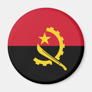 Angola Flag Magnet Magneet