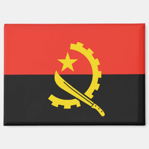 angola flag magnet magneet