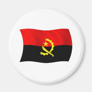 Angola Flag Magnet Magneet