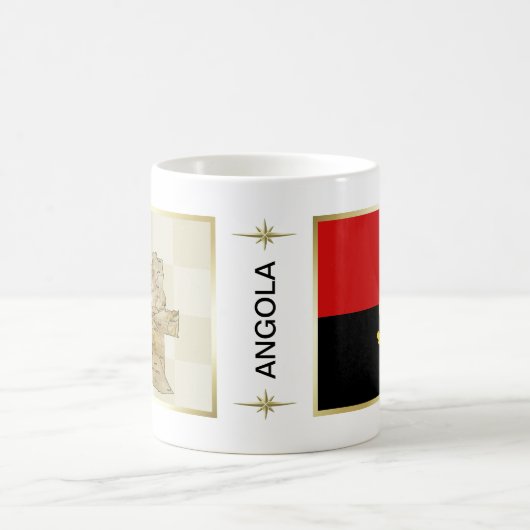 Angola Flag + Map Mok (Center)