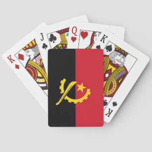 Angola Flag Pokerkaarten