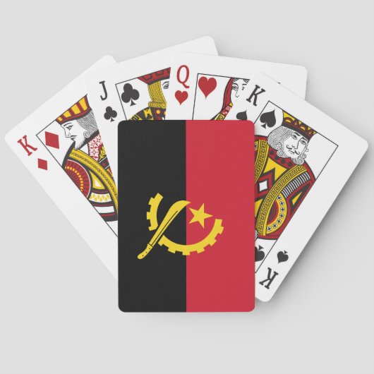 Angola Flag Pokerkaarten (Achterkant)