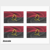 Angola Flag Rechthoekige Sticker (Vel)