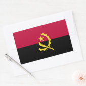 Angola Flag Rechthoekige Sticker (Envelop)