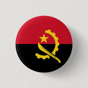 Angola Flag Ronde Button 3,2 Cm