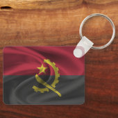 Angola Flag Sleutelhanger (Voorkant)