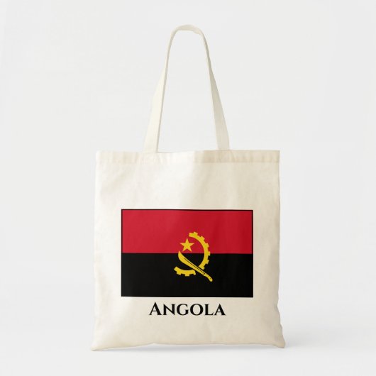 Angola Flag Tote Bag (Voorkant)