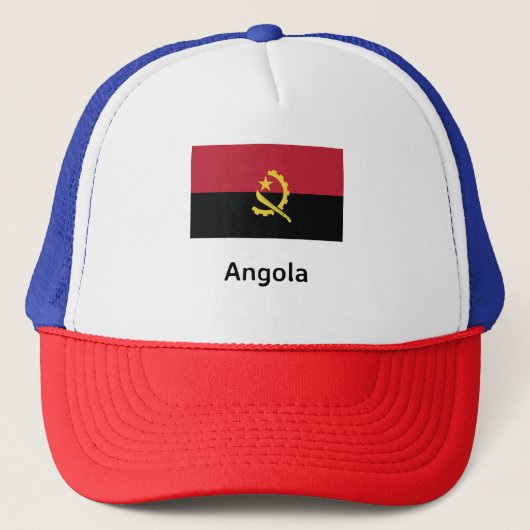 Angola Flag Trucker Pet (Voorkant)