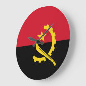 Angola Flag Wall klok (Hoek)