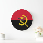 Angola Flag Wall klok (Huis)